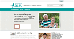 Desktop Screenshot of kooperativet-olja.se