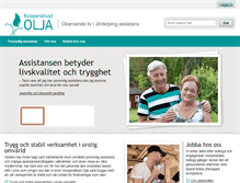 Tablet Screenshot of kooperativet-olja.se